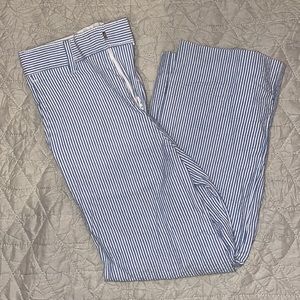 Boys blue seersucker pants